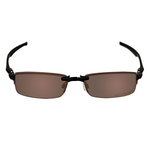 Custom Polarized Hook up Sunglasses for Oakley HALFSHOCK OX3119 3119 (Bronze Brown) thumbnail