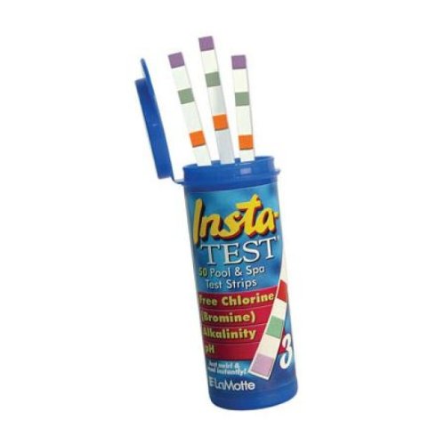 Lamotte Insta Test 3 Swimming Pool Test Strips, 50 Strips