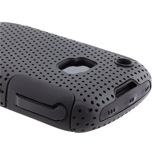 Apex Hybrid Case for BlackBerry Curve 8520 8530 / Curve 3G, Black & Black thumbnail
