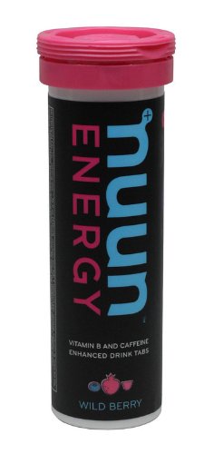 Nuun Energy B-Vitamin and Caffeine Enhanced Electrolyte Drink Tablets, Wild Berry, 10 Count