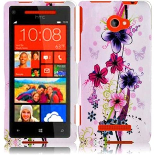 Case Cover for HTC Windows Phone 8X/6990/Zenith - Elite Flower