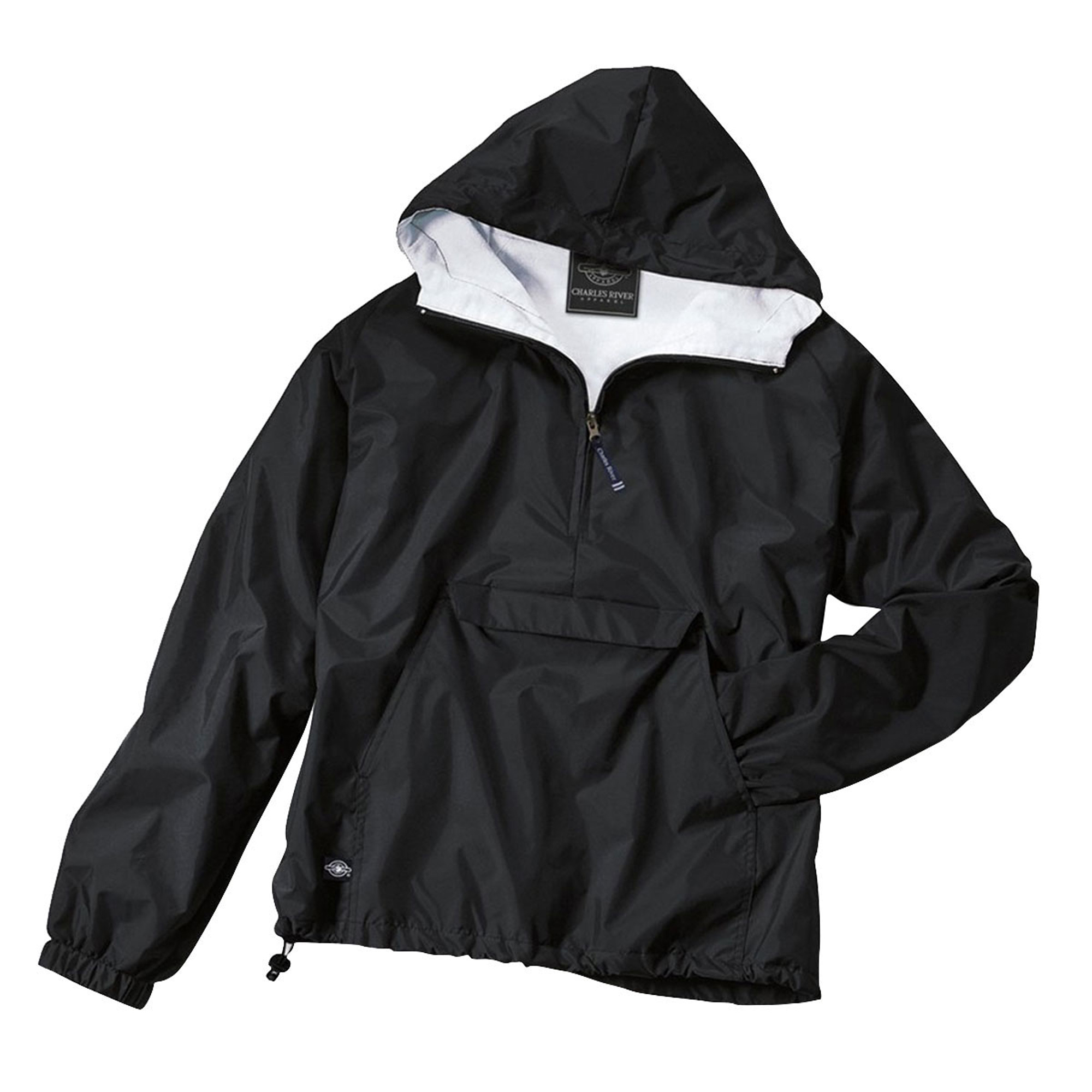 Charles River Apparel Men's Pouch Pocket Zipper Solid Pullover