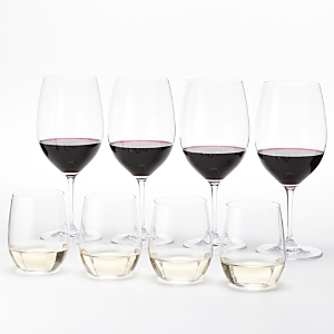 Riedel 8-Piece Vinum Bordeaux and O Viognier Glassware Set