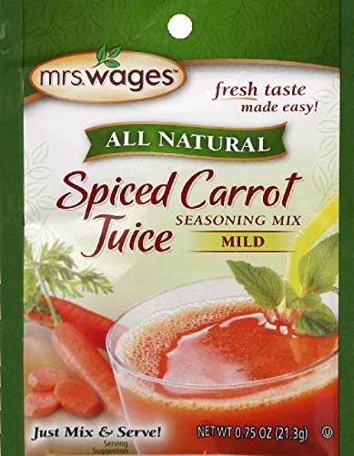 Mrs Wages Seasoning Mix, Spiced Carrot Juice, Mild, 2.5 Oz, Case of 12