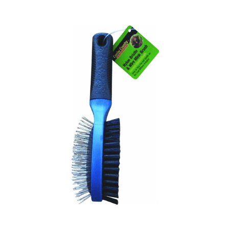 Westminster Pet 19743 Bulk Buy Products Soft Grip Combo Pin & Bristle Brush