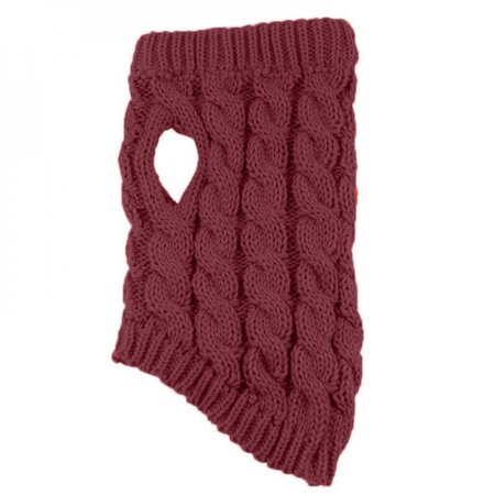 Sonbest Pet Cat Dog Sweater Casual Warm Clothing Elastic Pullover Sweater Clothes for Dogs for the Winter Red L
