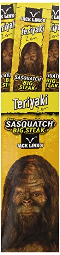 Jack Link's Sasquatch Beef Steak, Teriyaki, 2.4-Ounce (Pack of 12) thumbnail