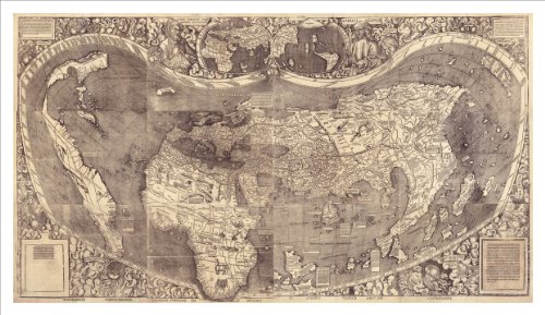 Antique Map of the World (1507) by Martin Waldseemüller - Universalis Cosmographia. Archival Print Reproduction - 15