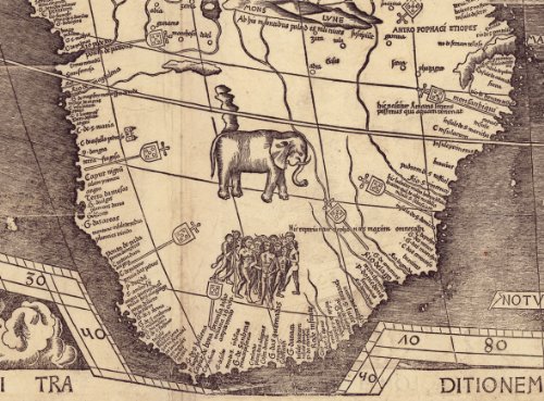Antique Map of the World (1507) by Martin Waldseemüller - Universalis Cosmographia. Archival Print Reproduction - 15