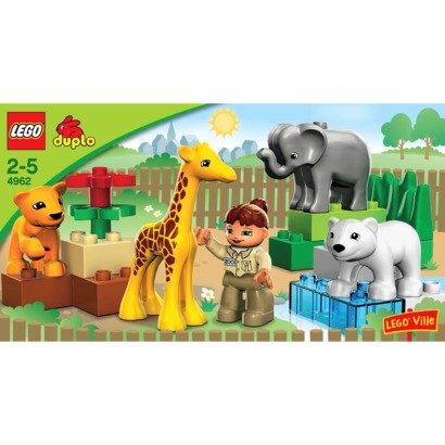 Toy / Game Lego Duplo Ville Baby Zoo V70 (4962) - Encourages Creative Thinking and Social Skill Development thumbnail