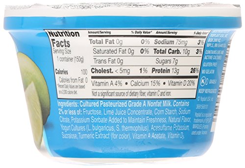 Yoplait Greek 100 Protein Key Lime Fat Free Yogurt thumbnail