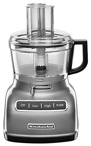 KitchenAid RRKFP0722CU 7-Cup Food Processor with Exact Slice System - Contour Silver (CERTIFIED REFURBISHED)