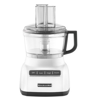 KitchenAid KFP0711WH 7 Cup Food Processor, White by KitchenAid