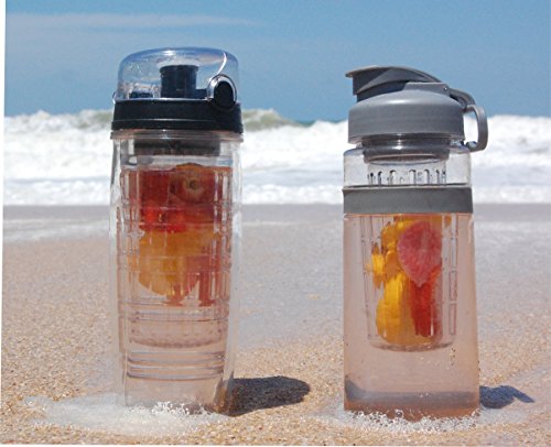 On Sale This Week- Rehydrate Pro Water Bottle - 19 Oz - Create Your Own Naturally Flavored Fruit Infused Water, Juice, Iced Tea, Lemonade & Sparkl thumbnail