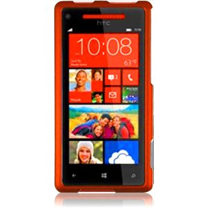 Case Cover for HTC Windows Phone 8X/ 6990/ Zenith - Orange thumbnail