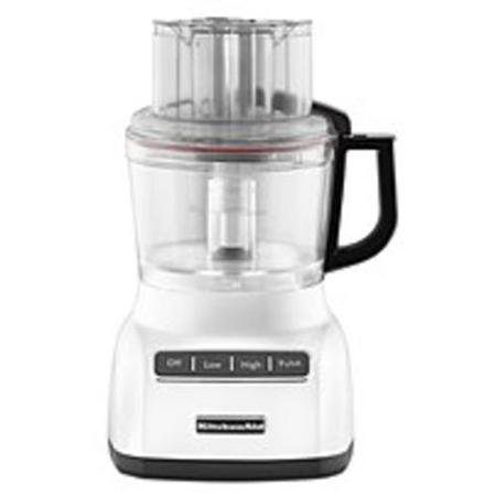 KitchenAid KFP0922WH 9-Cup Food Processor - White (Refurbished)