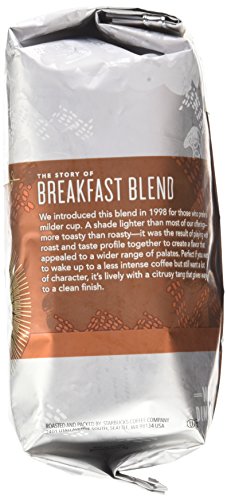 Starbucks Breakfast Blend Medium 12 Oz. Ground