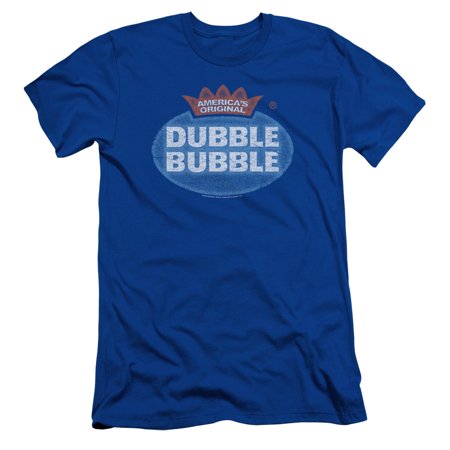 Dubble Bubble Vintage Logo S/S Adult 30/1 T-Shirt Royal Blue