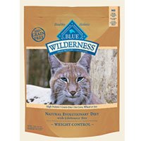 Blue Buffalo Wilderness Weight Control Chicken Recipe Adult Dry Cat Food -Chicken-11 Lb