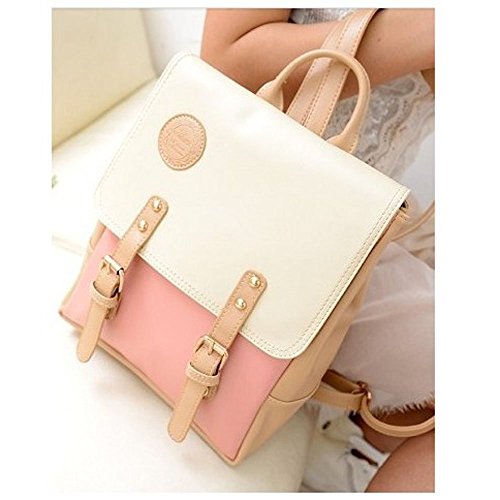 2014 New Korean Vintage Casual Women's Backpack School Bag Fashion Travel Pu Leather Handbag thumbnail