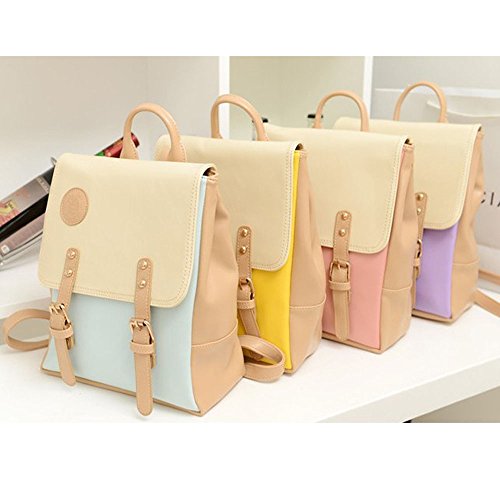 2014 New Korean Vintage Casual Women's Backpack School Bag Fashion Travel Pu Leather Handbag thumbnail