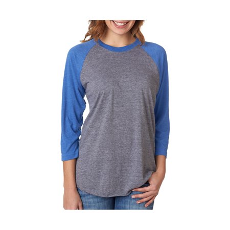 Next Level Active Apparel Unisex Tri-Blend 3/4-Sleeve Raglan - 6051