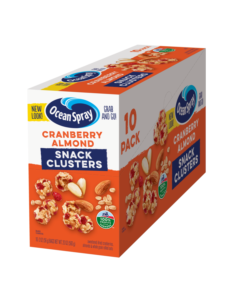 Ocean Spray, Craisins, Dried Cranberries Fruit Clusters, Cranberry Almond