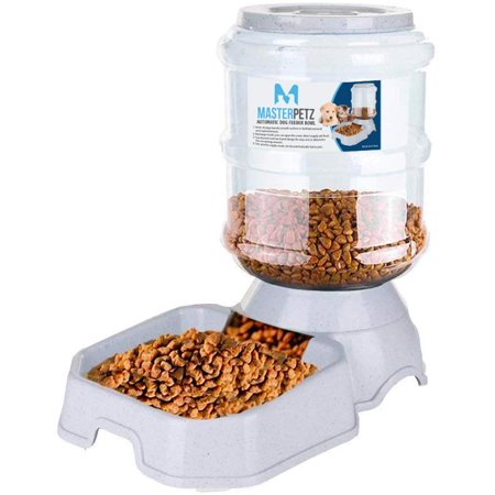 Automatic Dog Food Dispenser  Dog Feeder Station for Dogs Cats Pet Puppy Kitten Small Medium Pet Under 30 Lbs  6 Lbs Capacity Gravity Feeder  Dog Reci
