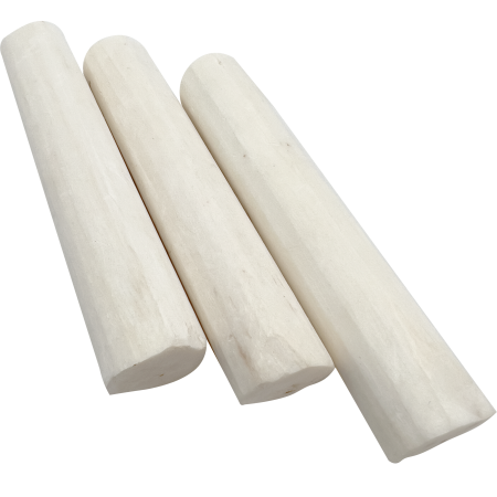 5499 Pk3 Natural Sola Log M&M Bird Toys - Large Easy to Chew Natural Logs with Skin
