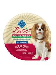 Blue Buffalo Basics Small Breed Wet Dog Food 6-Can Variety Bundle, 3 Oz Includes 2-Cans Salmon & Potato + Lamb & Potato + Turkey & Potato