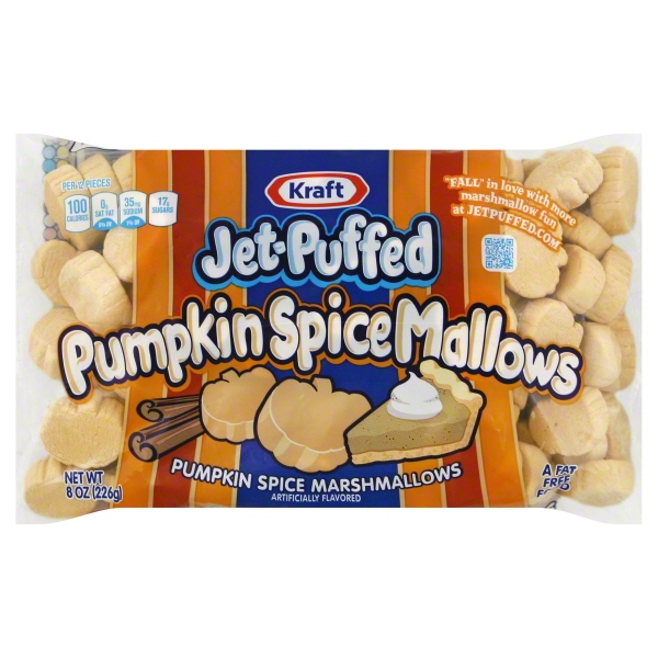 KRAFT, JET-PUFFED MALLOWS, PUMPKIN SPICE MARSHMALLOWS, PUMPKIN SPICE MARSHMALLOWS