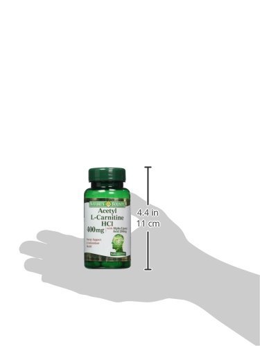 Nature's Bounty L-Carnitine 400 Mg & ALA 200 Mg, 30 Capsules thumbnail