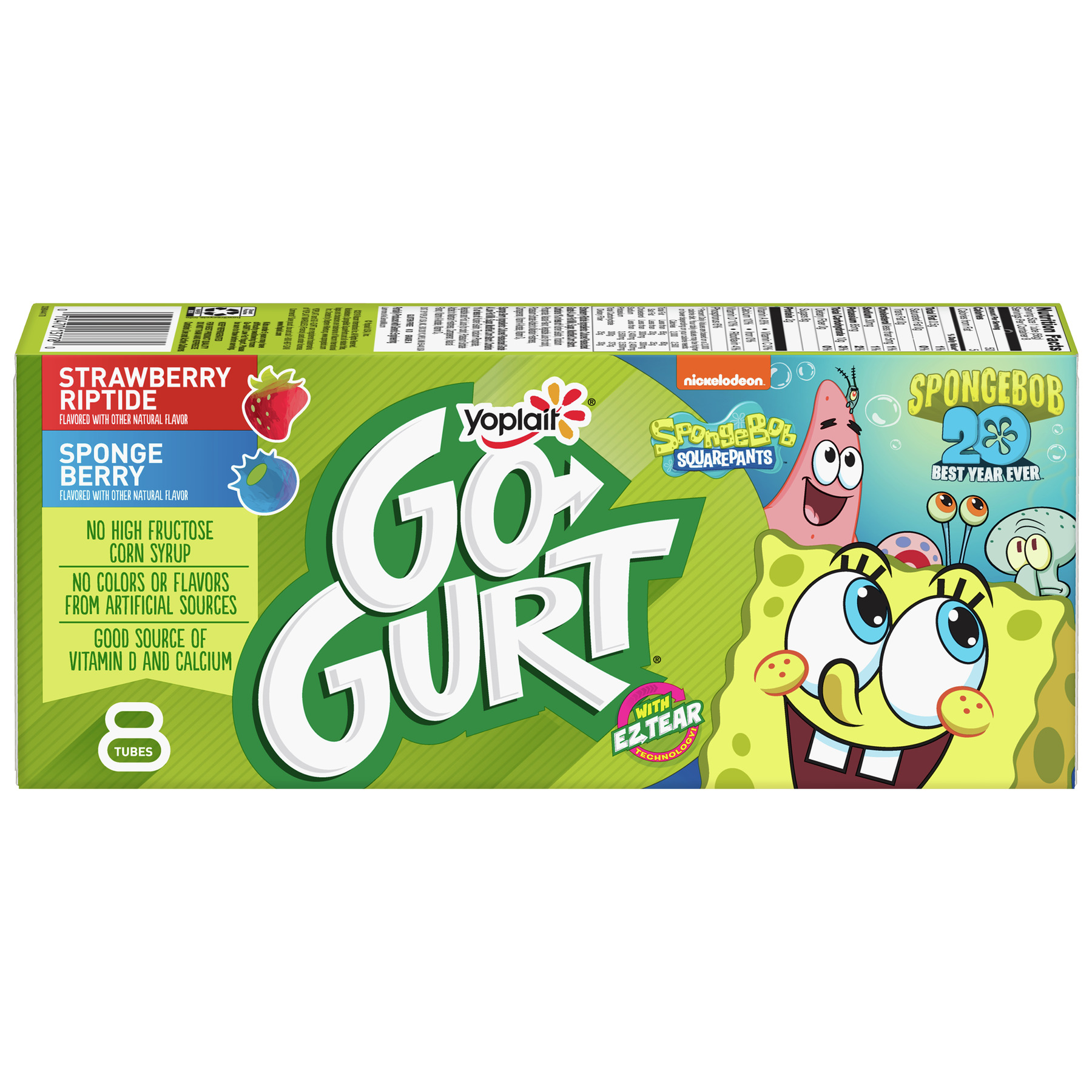 Go-Gurt Strawberry Low Fat Kids' Yogurt Tubes