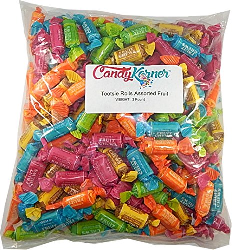 Tootsie Roll Assorted Flavors 3 Pound ( 48 OZ )