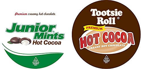 Junior Mint & Tootsie Roll Hot Cocoa for Keurig K-Cup Brewers, 12 Count (Variety Pack of 2 Bundle) thumbnail