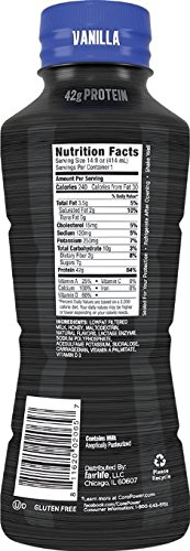 Core Power Elite High Protein Milk Shake, 12 - 14oz Bottles (Vanilla )