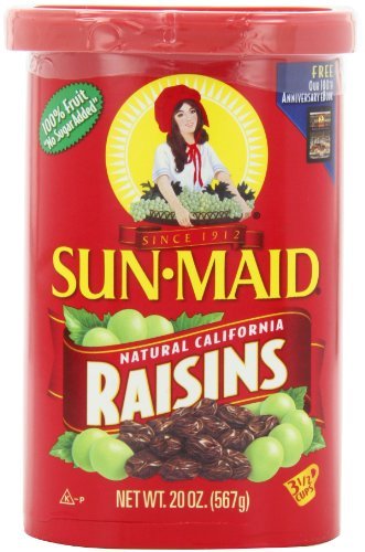 Sun Maid Natural California Raisins, 20 Ounce (Pack of 12) by Sun Maid