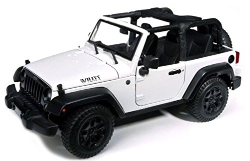 2014 Jeep Wrangler Willys White 1/18 by Maisto 31610