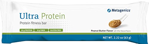 Metagenics - Ultra Protein - Peanut Butter Flavor 2.22 Oz Bars, 12 Count
