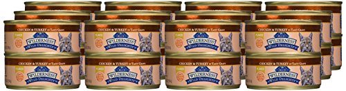 Blue Buffalo Wilderness Wild Delights High Protein Grain Free Natural Adult Flaked Wet Cat Food with Chicken & Turkey - 5.5oz thumbnail