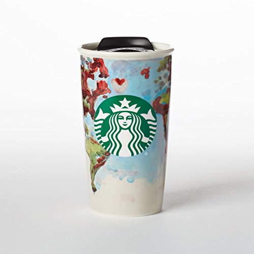Starbucks Double Wall Ceramic Globe Traveler - 12 Fl Oz (11053048)