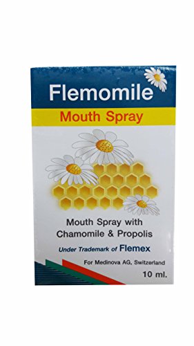 Flemomile Mouth Spray, Mouth Spray with Chamomile and Propolis, for Moisturizing and Refreshing. Sugar Free, Alcohol Free. (10 Ml/ Pack) thumbnail