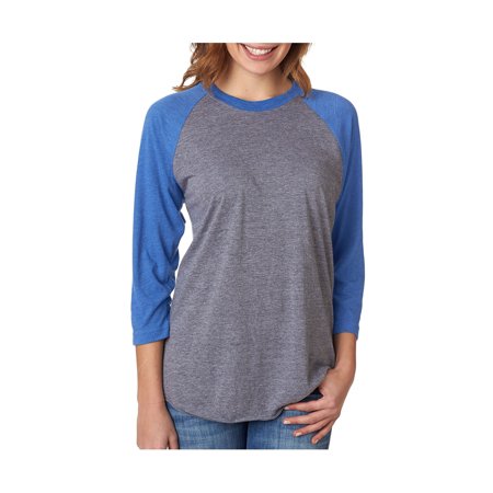 Next Level Active Apparel Unisex Tri-Blend 3/4-Sleeve Raglan - 6051
