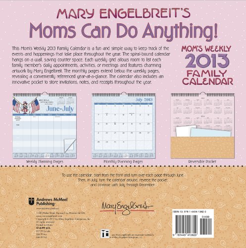 Mary Engelbreit's Moms Can Do Anything! Weekly 2013 Family Calendar