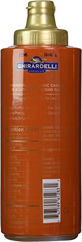 Ghirardelli Caramel Flavored Sauce 17 Oz. Squeeze Bottle (Pack of 2)