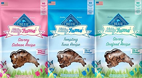 Blue Buffalo Kitty Yums Cat Treats Variety Pack (All Fish Variety, Pack of 6)