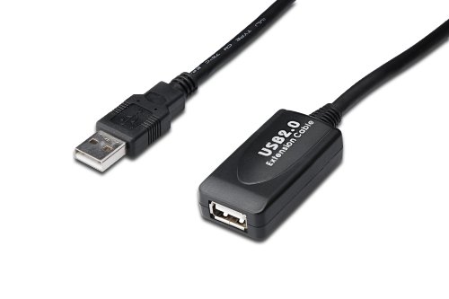 Digitus DA-73101 USB Cable USB 2.0 USB-a Socket to USB-a Plug 15m