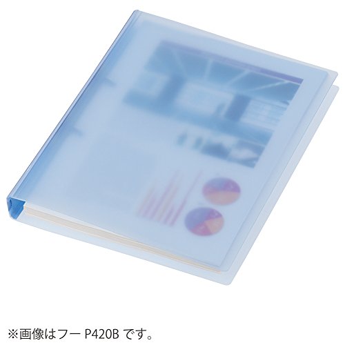 Kokuyo Pop Ring File Vertical A4 Portrait 150 Sheets Kuriafu-P420T (japan Import) thumbnail