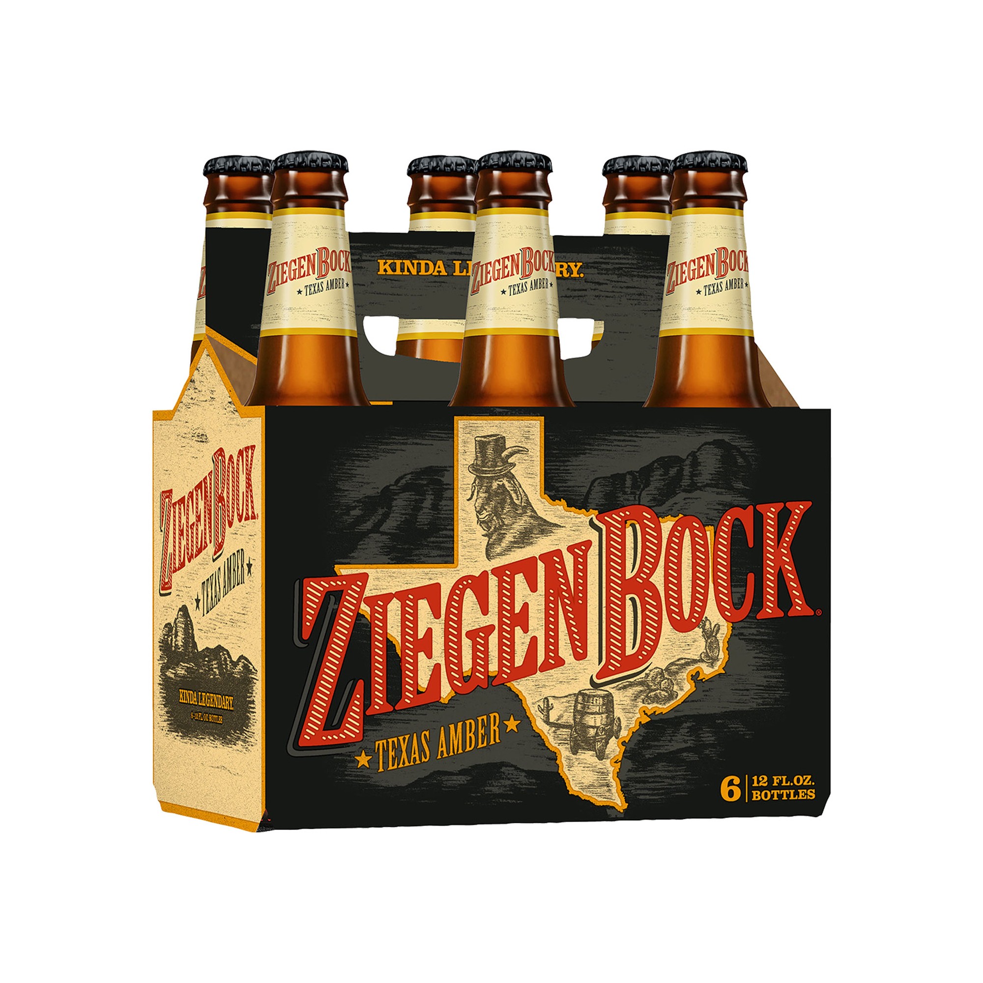 Ziegen Bock® Texas Amber Beer, 6 Pack 12 Fl. Oz. Bottles thumbnail