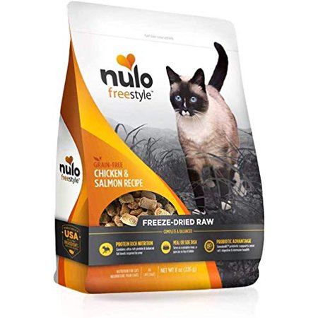 Nulo Freestyle Freeze Dried Raw Cat Food  Ultra Rich Protein to Support Digestive and Immune Health Premium Topper  Yellow  8 Oz